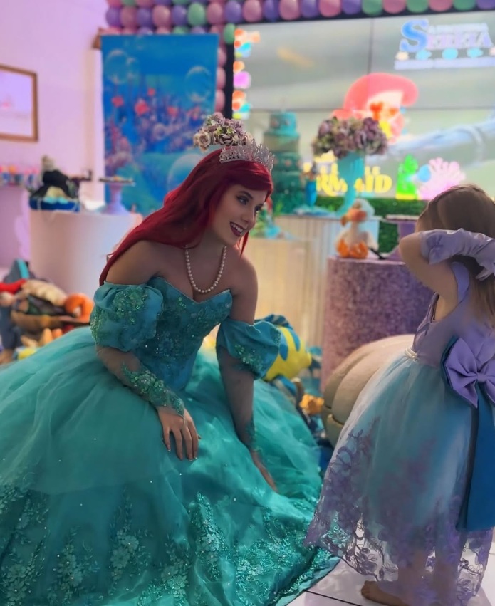 Personagem na festa